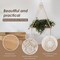 Macrame Wall Hanging Shelf Set of 2 — Boho Floating Wooden Shelves with Handmade Woven Rope, Rustic Farmhouse Plant Display for Bedroom, Dorm, Nursery, Living Room, or Bathroom